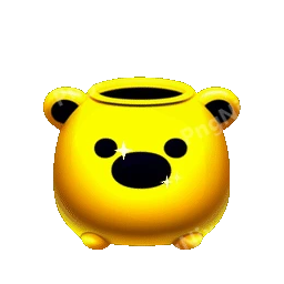 Bear With Honey Pot Animated Sticker