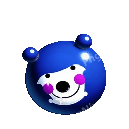 Clown Face Animated Sticker