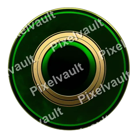 Dark Green Jade Badge