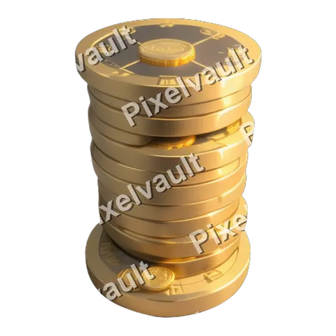 Gold Coin Stack