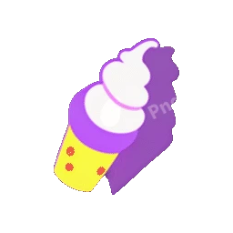 Ice Cream Cone Animated Sticker
