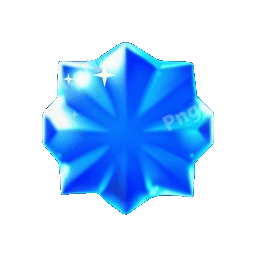 Ice Crystal Animated Sticker
