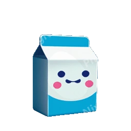 Milk Carton Animated Sticker