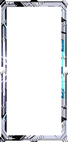 Ornate Dark Metal Frame 248×512
