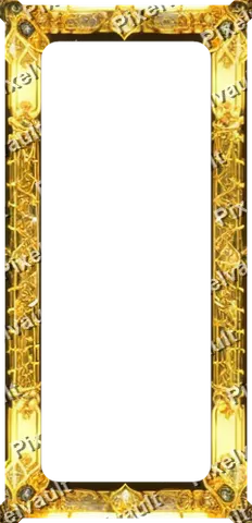 Ornate Dark Metal Frame 248×512