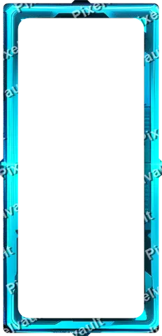 Ornate Dark Metal Frame 248×512