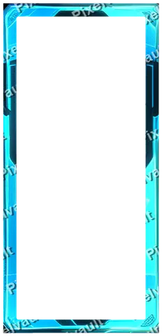 Ornate Dark Metal Frame 248×512