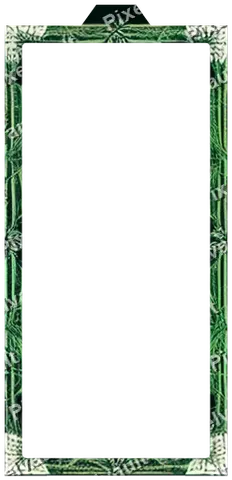 Ornate Dark Metal Frame 248×512