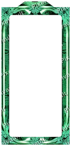 Ornate Dark Metal Frame 248×512