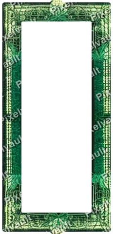 Ornate Dark Metal Frame 248×512