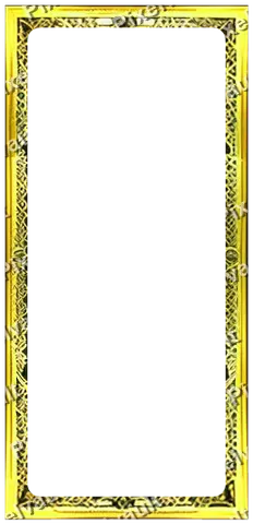 Ornate Dark Metal Frame 248×512
