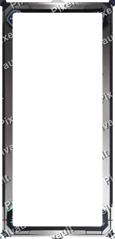 Ornate Dark Metal Frame 248×512