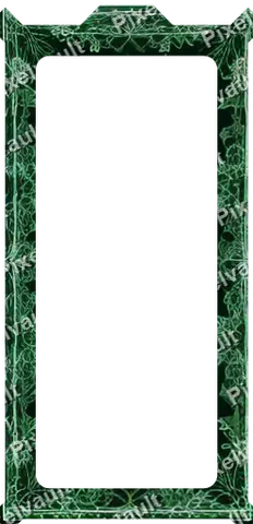 Ornate Dark Metal Frame 248×512