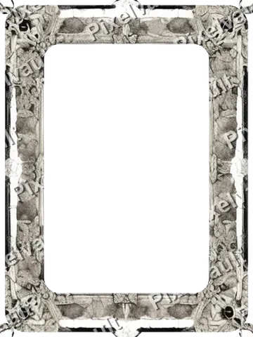 Ornate Dark Metal Frame 384×512