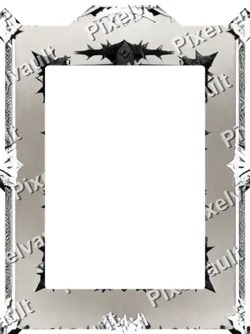 Ornate Dark Metal Frame 384×512