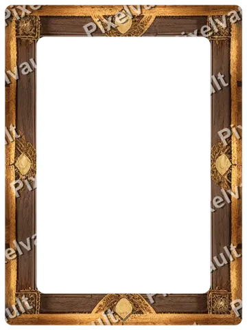 Ornate Dark Metal Frame 384×512