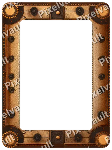 Ornate Dark Metal Frame 384×512