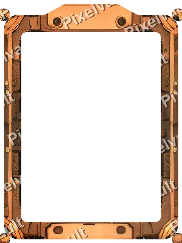 Ornate Dark Metal Frame 384×512