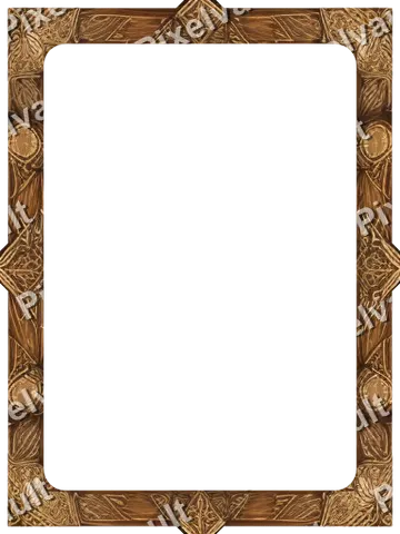 Ornate Dark Metal Frame 384×512