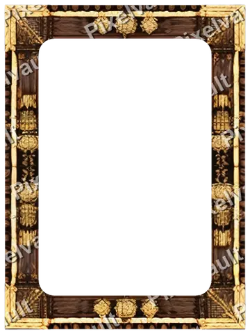 Ornate Dark Metal Frame 384×512