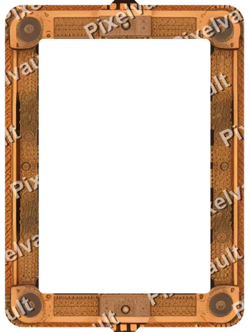 Ornate Dark Metal Frame 384×512