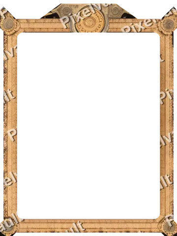 Ornate Dark Metal Frame 384×512