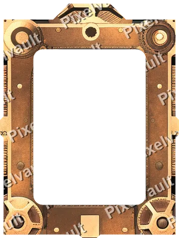 Ornate Dark Metal Frame 384×512