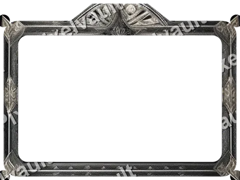 Ornate Dark Metal Frame 512×384