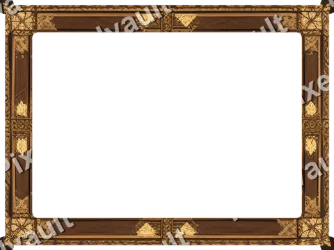 Ornate Dark Metal Frame 512×384