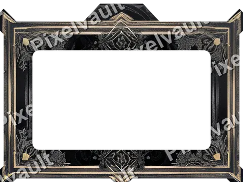 Ornate Dark Metal Frame 512×384