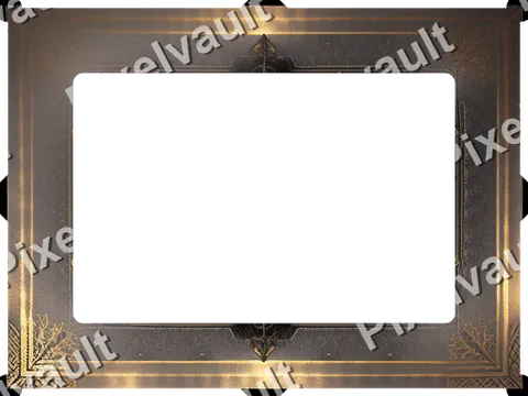 Ornate Dark Metal Frame 512×384