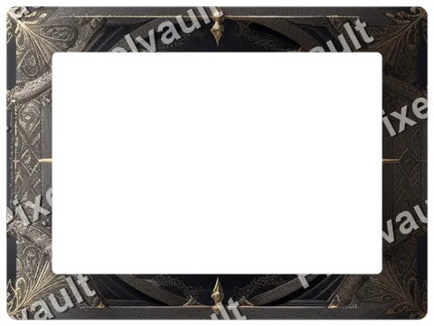 Ornate Dark Metal Frame 512×384