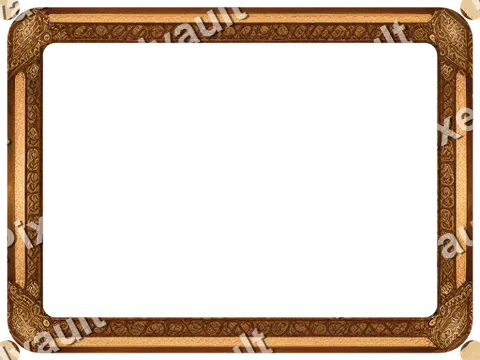 Ornate Dark Metal Frame 512×384