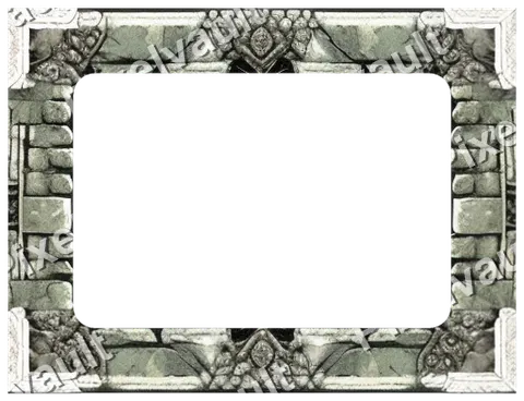 Ornate Dark Metal Frame 512×392