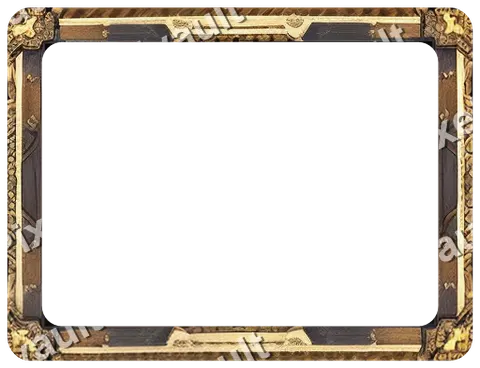 Ornate Dark Metal Frame 512×392