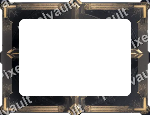Ornate Dark Metal Frame 512×392