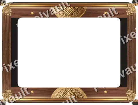 Ornate Dark Metal Frame 512×392