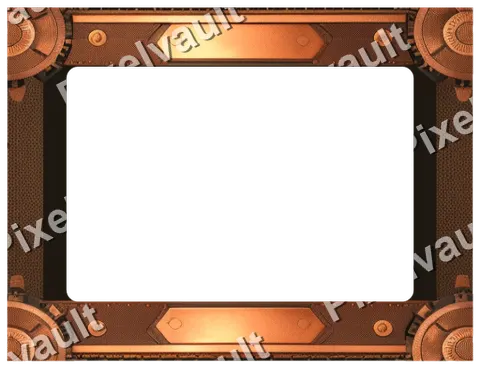 Ornate Dark Metal Frame 512×392