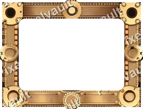 Ornate Dark Metal Frame 512×392