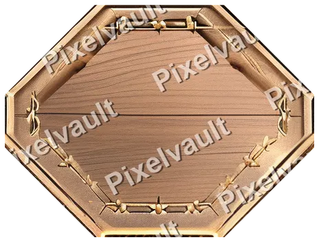Ornate Metal Button Plate 464×352