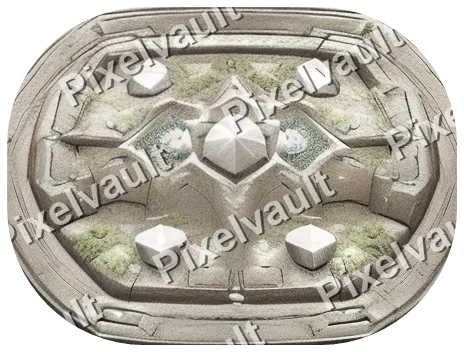 Ornate Metal Button Plate 464×352