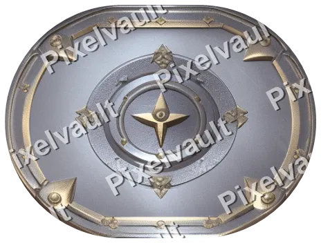 Ornate Metal Button Plate 464×352