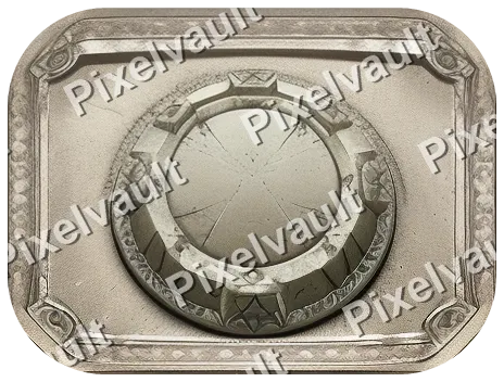 Ornate Metal Button Plate 464×352