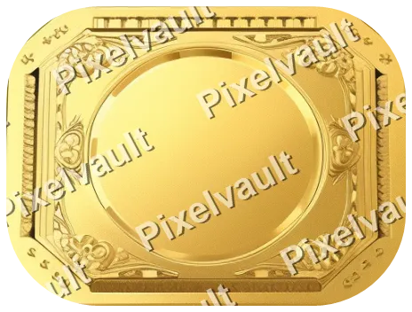 Ornate Metal Button Plate 464×352