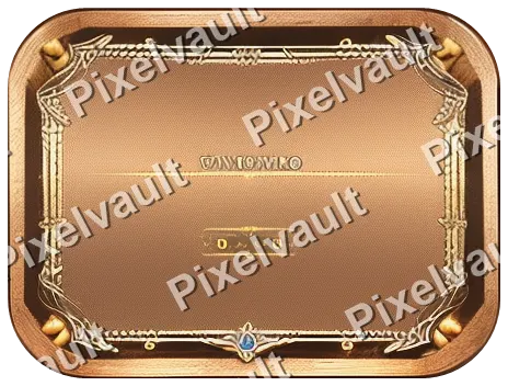 Ornate Metal Button Plate 464×352