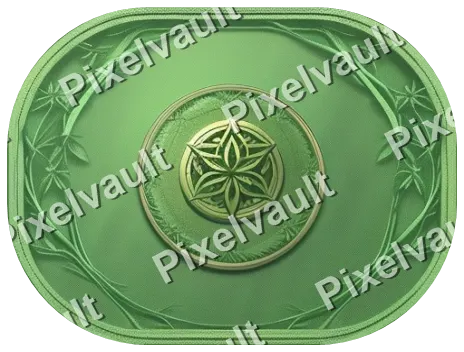 Ornate Metal Button Plate 464×352