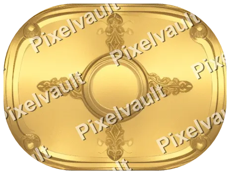 Ornate Metal Button Plate 464×352