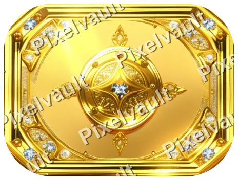Ornate Metal Button Plate 464×352