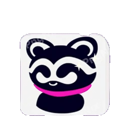 Raccoon With Mask Animated Sticker
