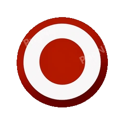 Round Wooden Shield Animated Sticker